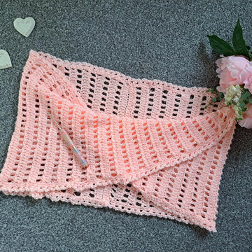 Crochet Delicate Knot Wrap Pattern