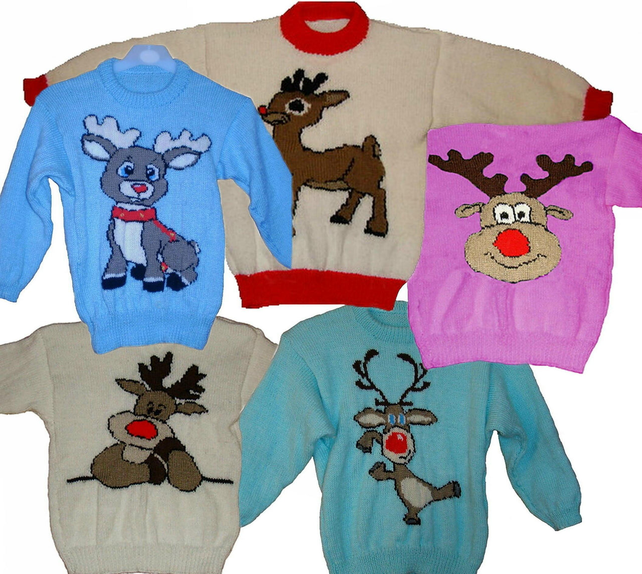 5 x Rudolph Plus Size Jumper / Sweater
