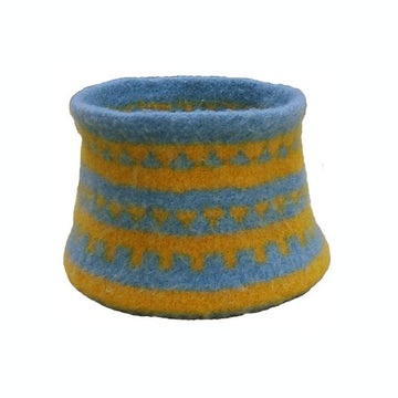 Solid and Two Color Felted Bowl