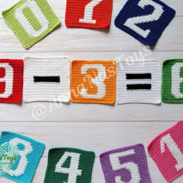 Numbers (0 till 9) and sing (+,-,=)