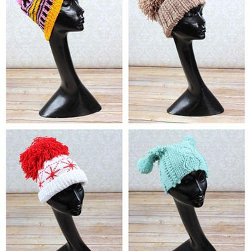 Crochet Pattern ladies hats UK & USA Terms #244
