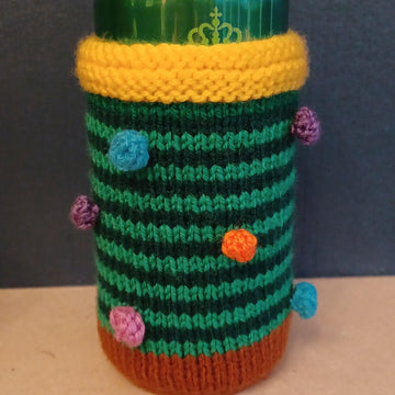PDF Christmas DK knitting pattern - Can Sleeve Cosy/Cosies