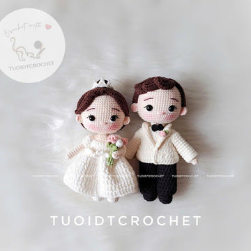 Wedding couple doll