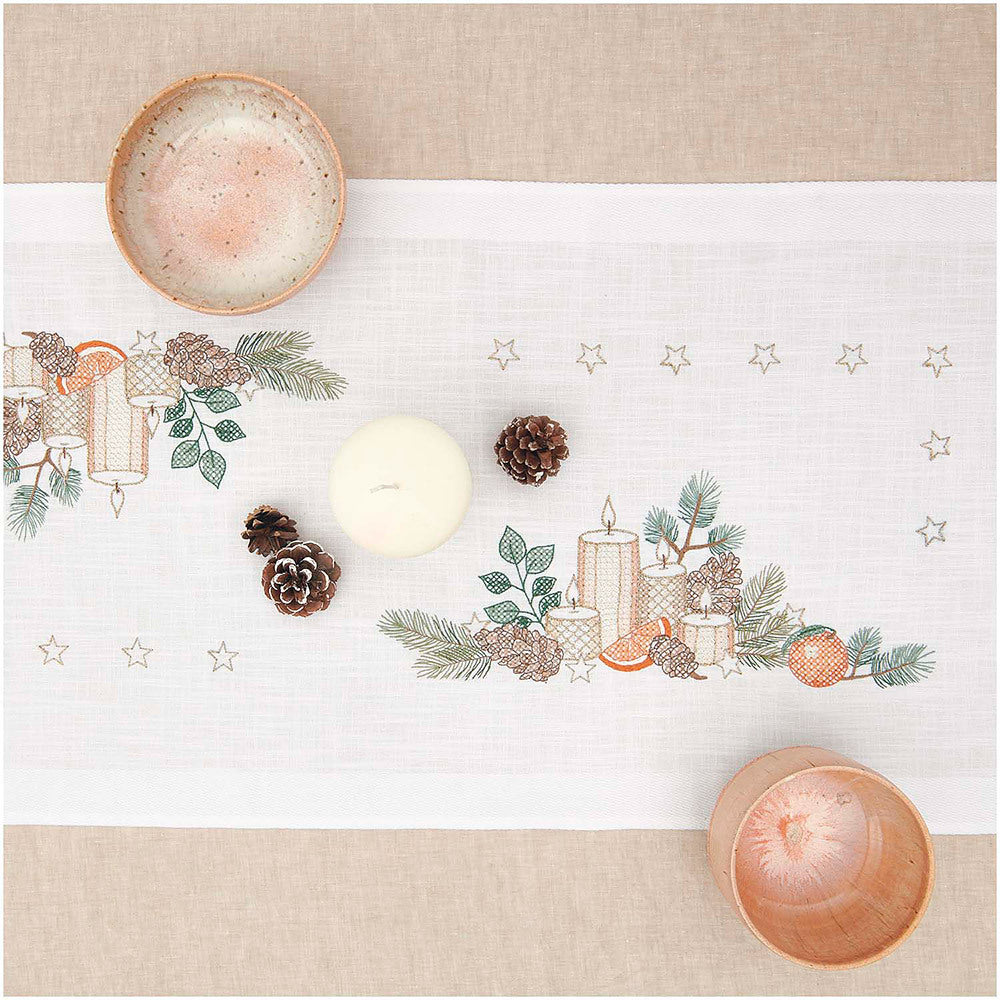 Rico Runner Candles Embroidery Kit