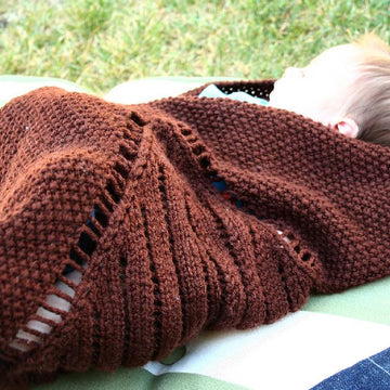 Big Leaf Baby Blanket