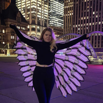 Night Angel Wings - Crochet Shawl