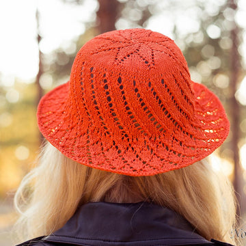 Knitted cotton Summer hat "Hilde"