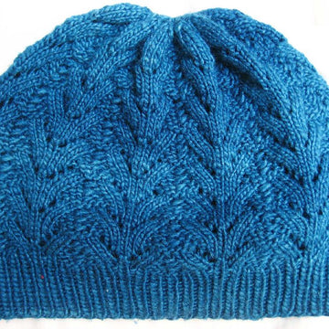 Nordic Lace Hat (Instructions to work in the round)