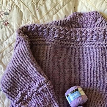 The Willshire Lavender Cardigan