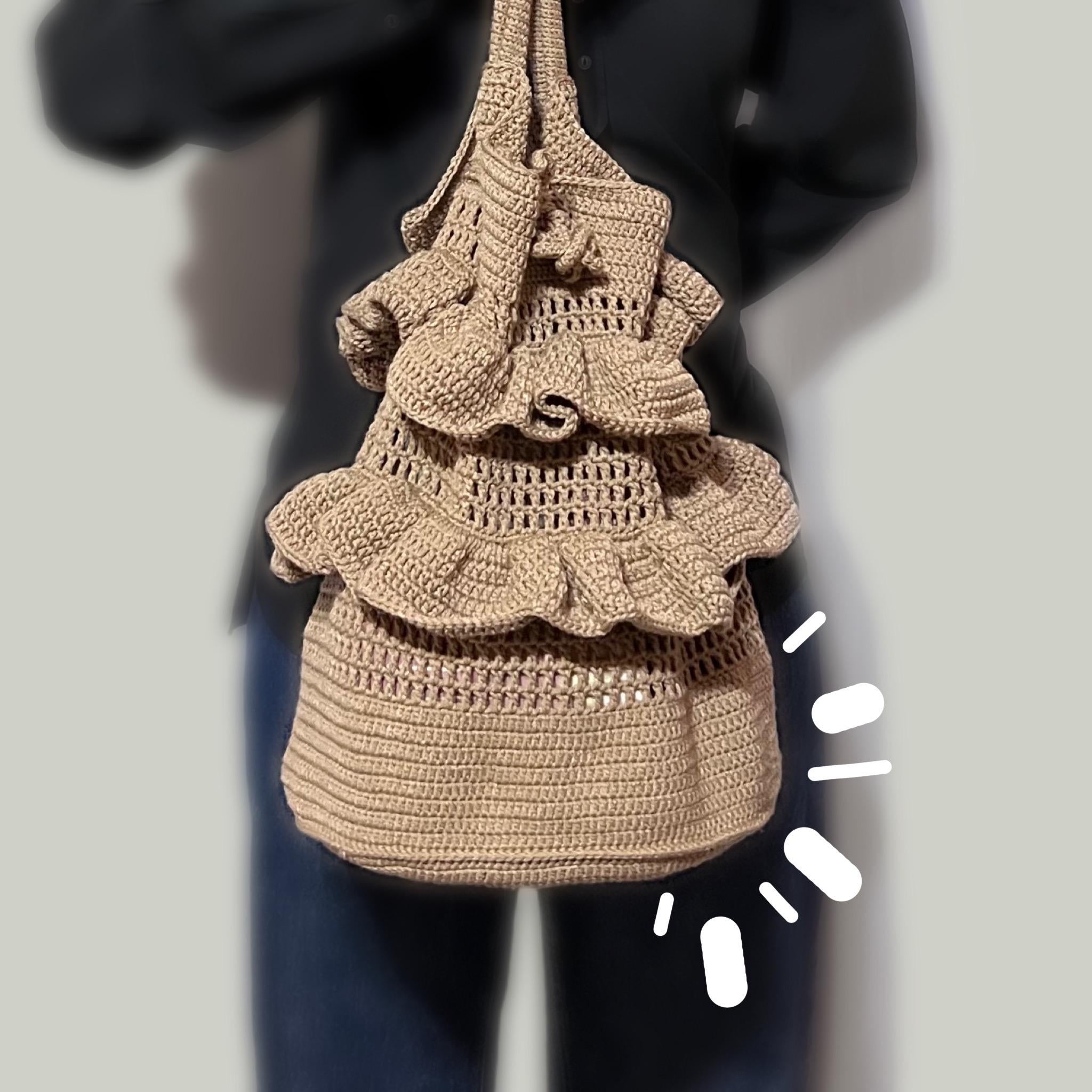 Double Ruffle Bag