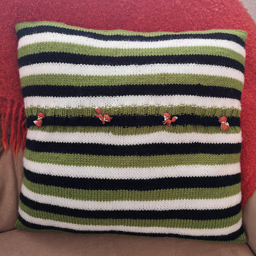 Troop of Foxes Cushion