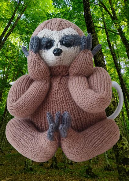 Three‑Toed Sloth Tea Cosy