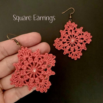 Square Earrings for Beginners