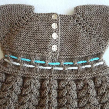 Knitting Pattern Baby Dress