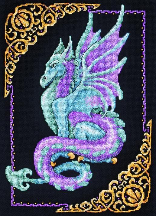 Janlynn Corporation Mystical Dragon Cross Stitch Kit - 28cm x 38cm