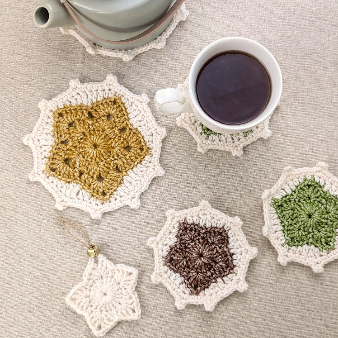 Rustic Star Coasters
