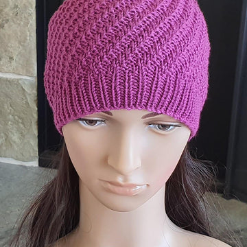 Oxley - diagonal rib family beanie
