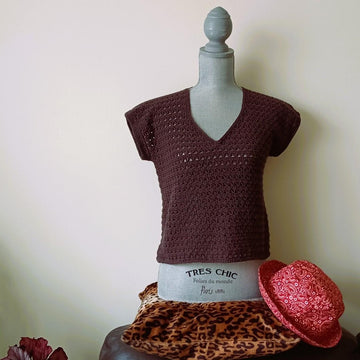 Painted Pinecone Crop Top