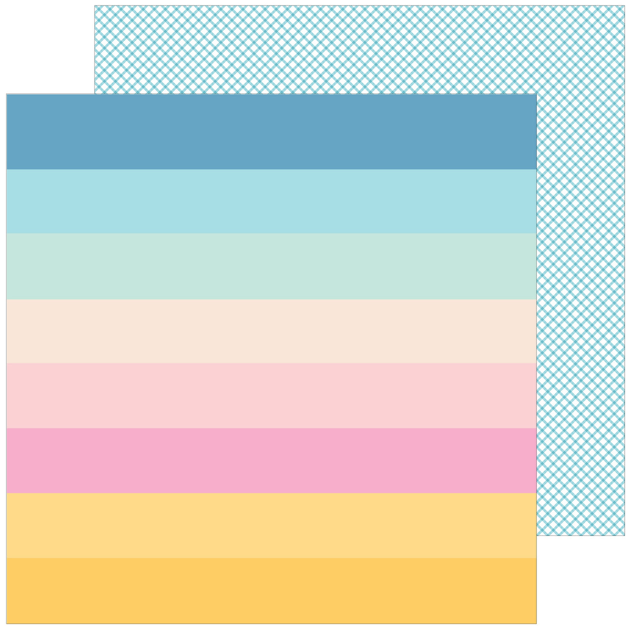 Pinkfresh Studio My Favorite Story Double-Sided Cardstock 12"X12" 25/Pkg - Looking For Sunshine