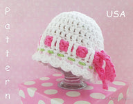 Baby crochet hat - Bonny Hat
