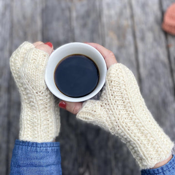 English Rib Handwarmers