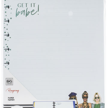 Happy Planner Fill Paper 9.25"X7" 40/Pkg - Get It Babe X Rongrong