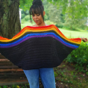 Oversize batwing sweater