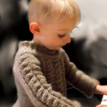 Multi Cabled Toddler Sweater