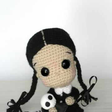 Wednesday Addams Chibi Doll