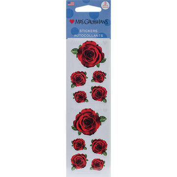 Mrs. Grossman's Stickers - Red Roses