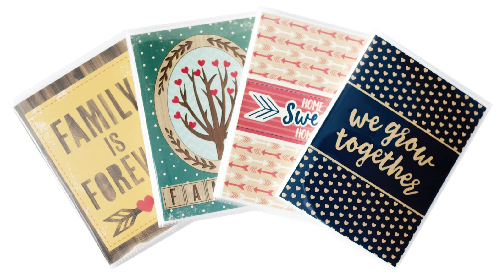 K&Company Photo Album 4"X6" 12 PDQ Display - Rustic Family