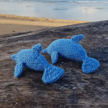 Knitted Dolphins