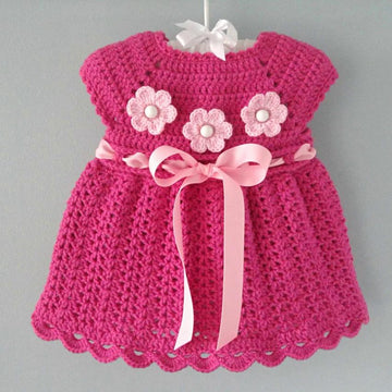 Knitting Crochet PATTERN Baby Jacket Baby Dress 0 - 12 months