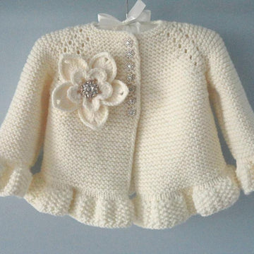 Knitting Baby Cardigan Garter Stitch Baby Bloomers