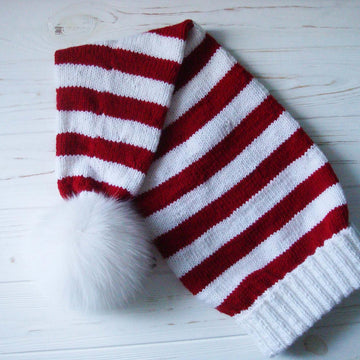 Striped Santa Hat