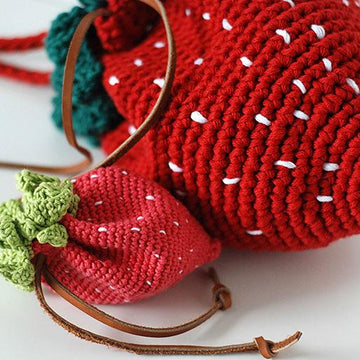 Strawberry bag and purse