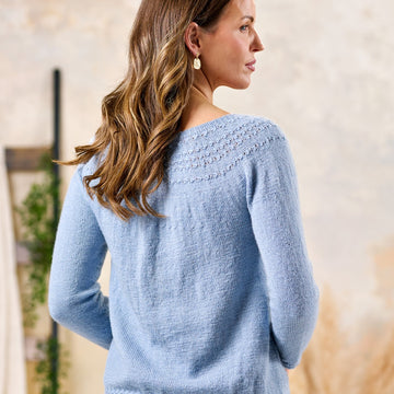 Marseille Top-Down Cardigan in West Yorkshire Spinners Solstice 4ply - Downloadable PDF