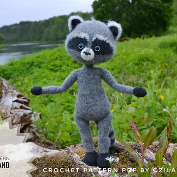 Candy the raccoon toy