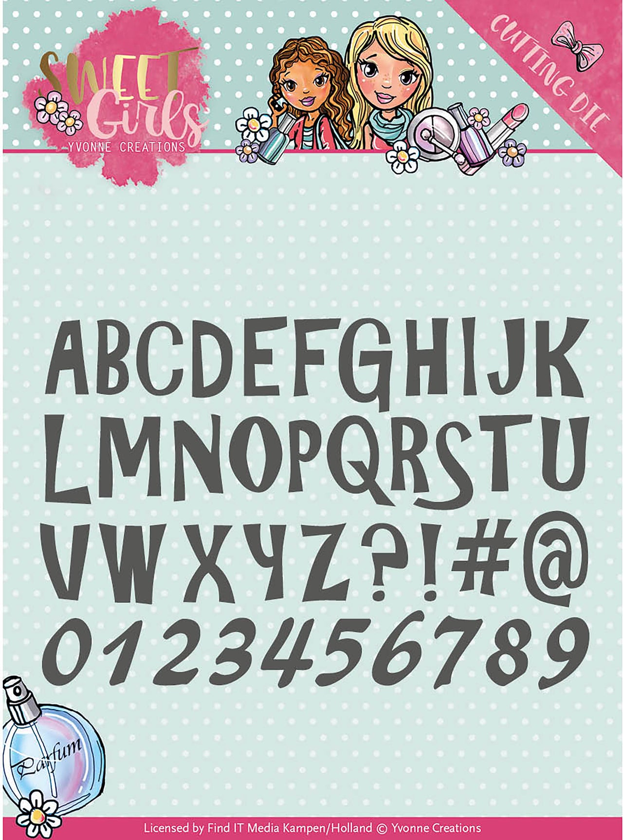 Find It Trading Yvonne Creations Die - Lovely Alphabet, Sweet Girls