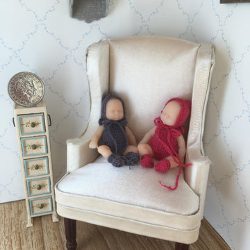 1:12 Baby Romper, Pixie Hat and Booties