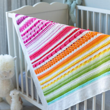 Baby Rainbow Sampler Blanket