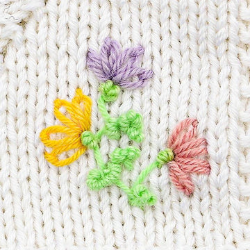 Baby Sweater with Embroidery