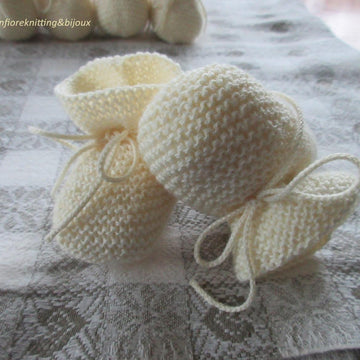 Garter Stitch Booties