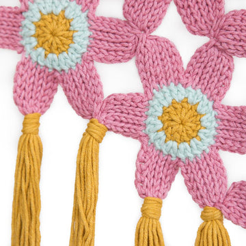 Tunisian Flower Shawl