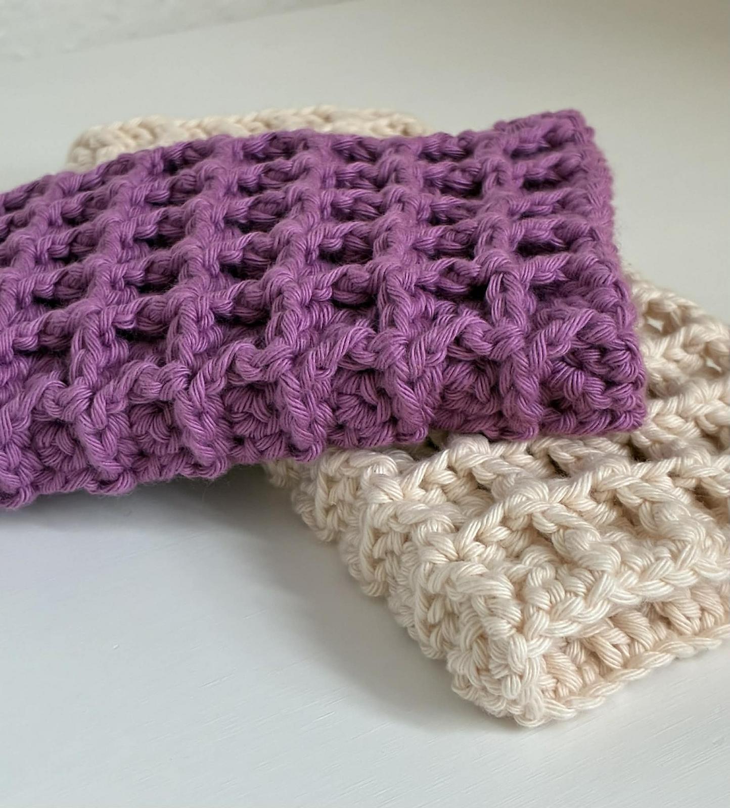 Waffle dishcloth