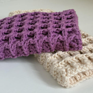 Waffle dishcloth