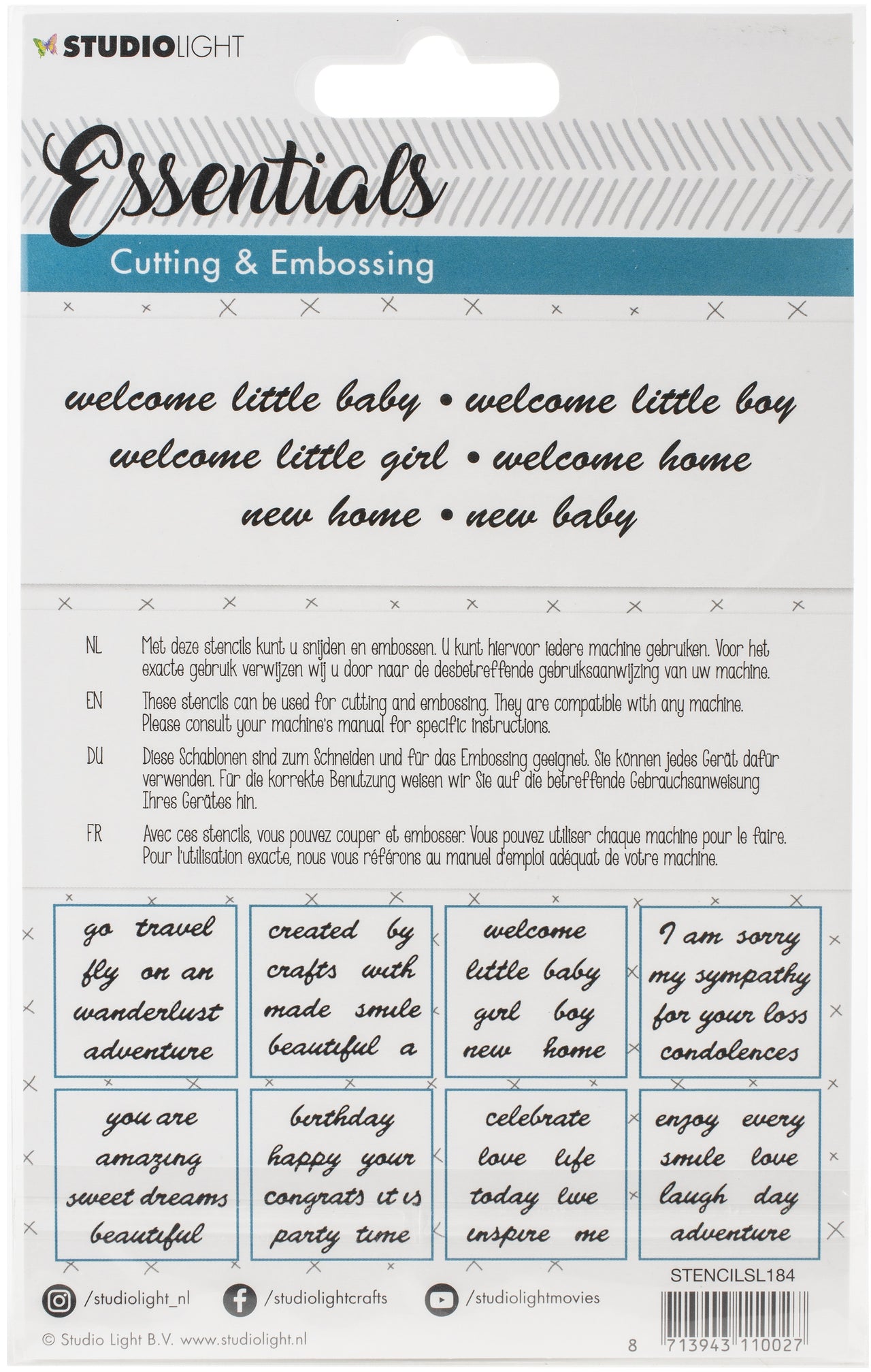 Studio Light Essentials Cutting & Embossing Die - 594881