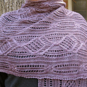 Hido Cable Lace Shawl