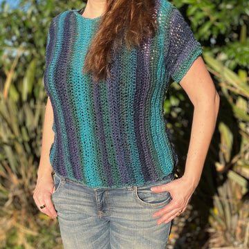 Häkelanleitung Kurzarmpullover "Seraphina"