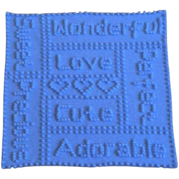 Precious Words One-Piece Baby Blanket
